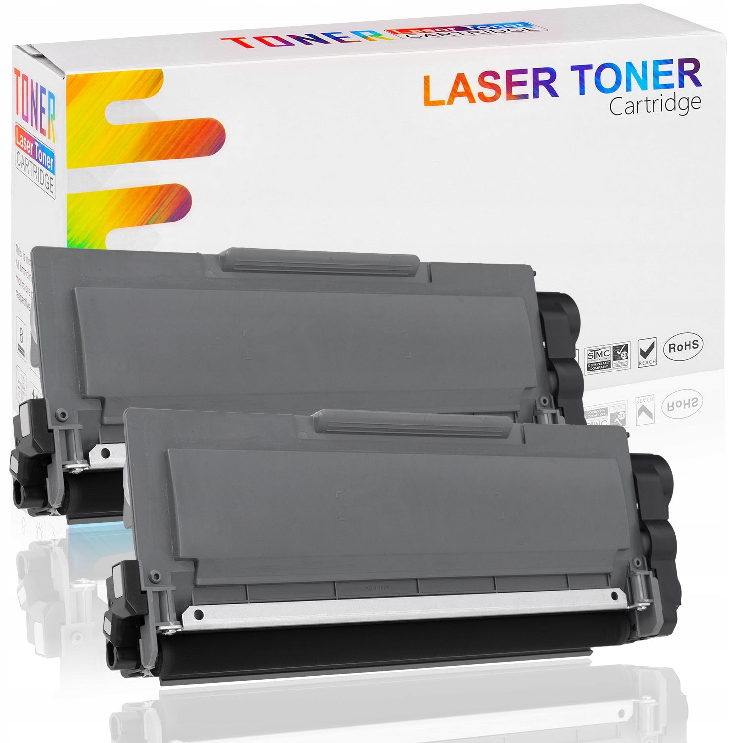 2X TONER for BROTHER TN2320 MFC-L2700DW DCP-L2520DW