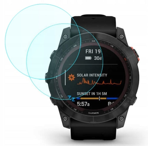 2X Tempered glass screen protector for Garmin Fenix 8 Solar 51mm