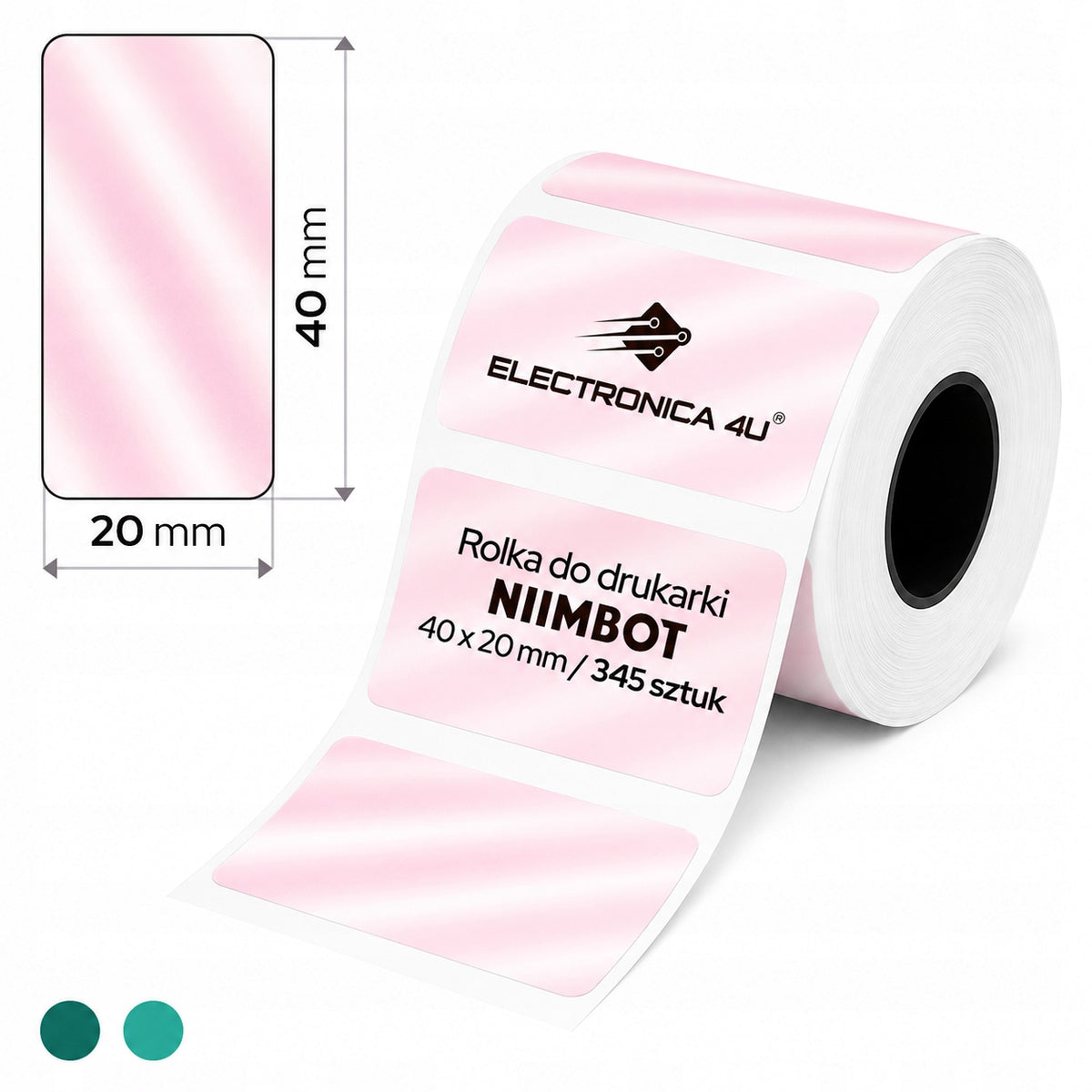 2X Thermal Transfer Self-Adhesive Labels Niimbot M2 M2_H M3 40x