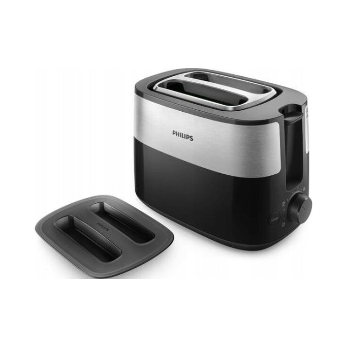 2X Toaster Philips HD2517/90 black 830 W