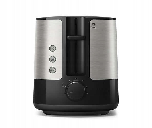 2X Toaster Philips Viva Collection silver/grey 950 W Dominant color silver/gray