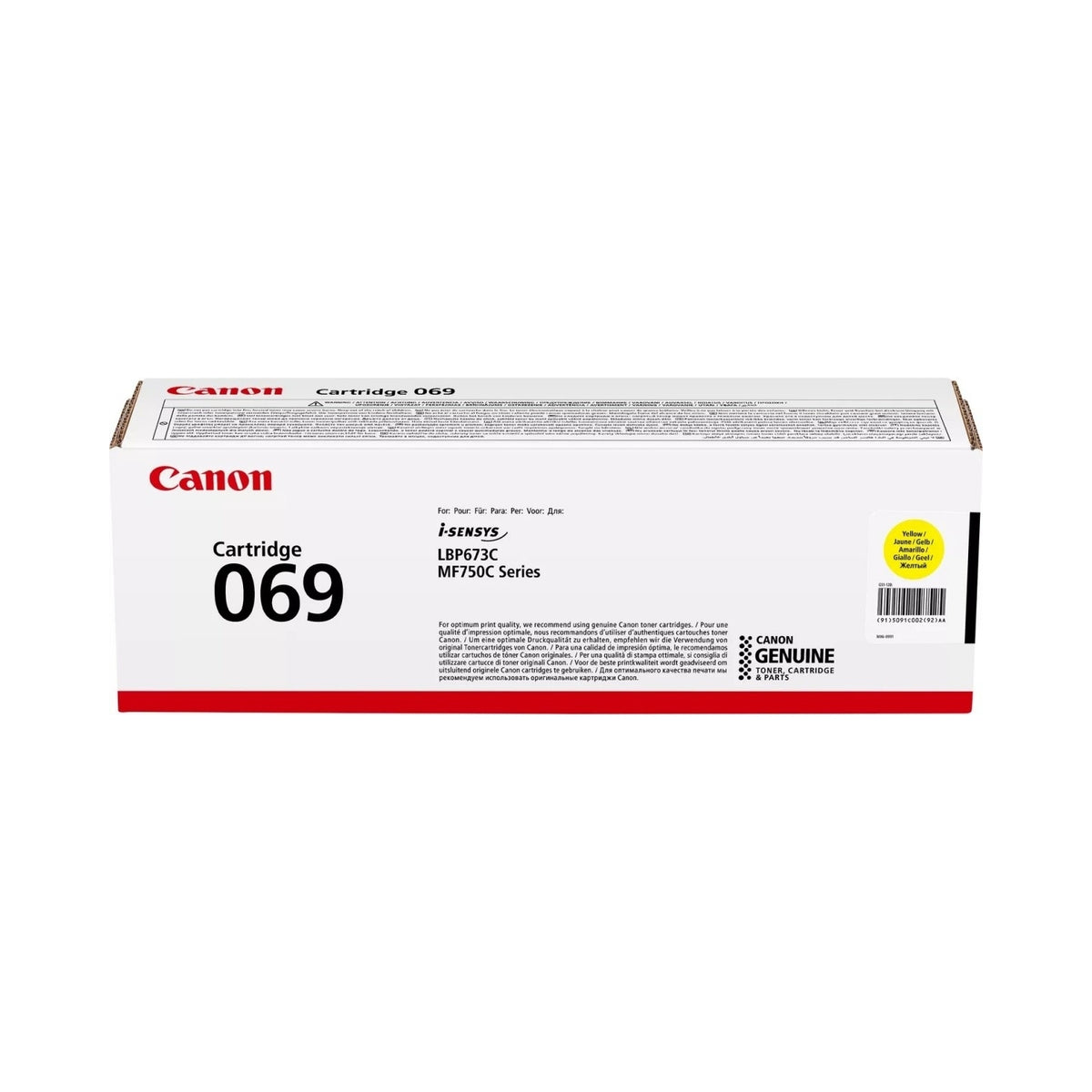 2X Toner Canon CLBP 069 yellow