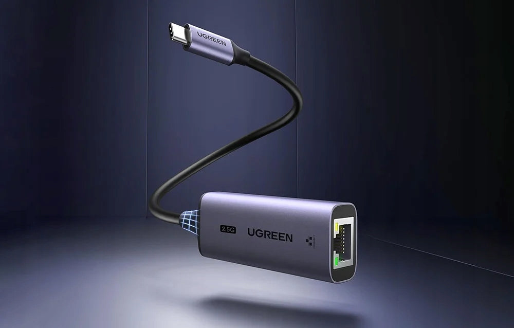 2X UGREEN EXTERNAL NETWORK ADAPTER USB-C TO RJ45 LAN ETHERNET 2.5G Manufacturer code 25052
