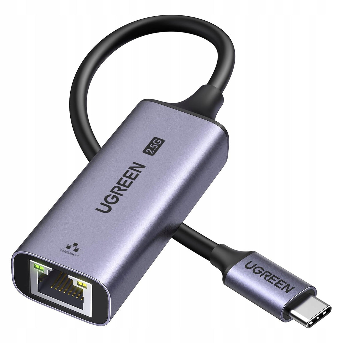 2X UGREEN EXTERNAL NETWORK ADAPTER USB-C TO RJ45 LAN ETHERNET 2.5G