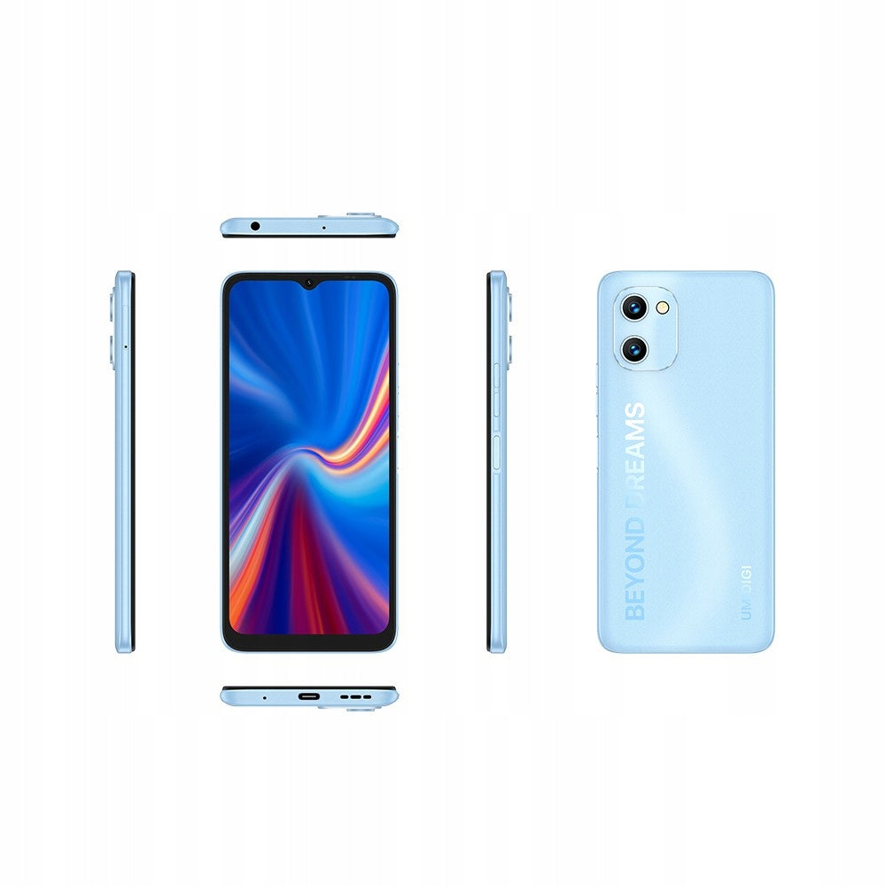 2X UMIDIGI C1 2/32GB , 5150 mAh, smartphone, blue Brand UMIDIGI