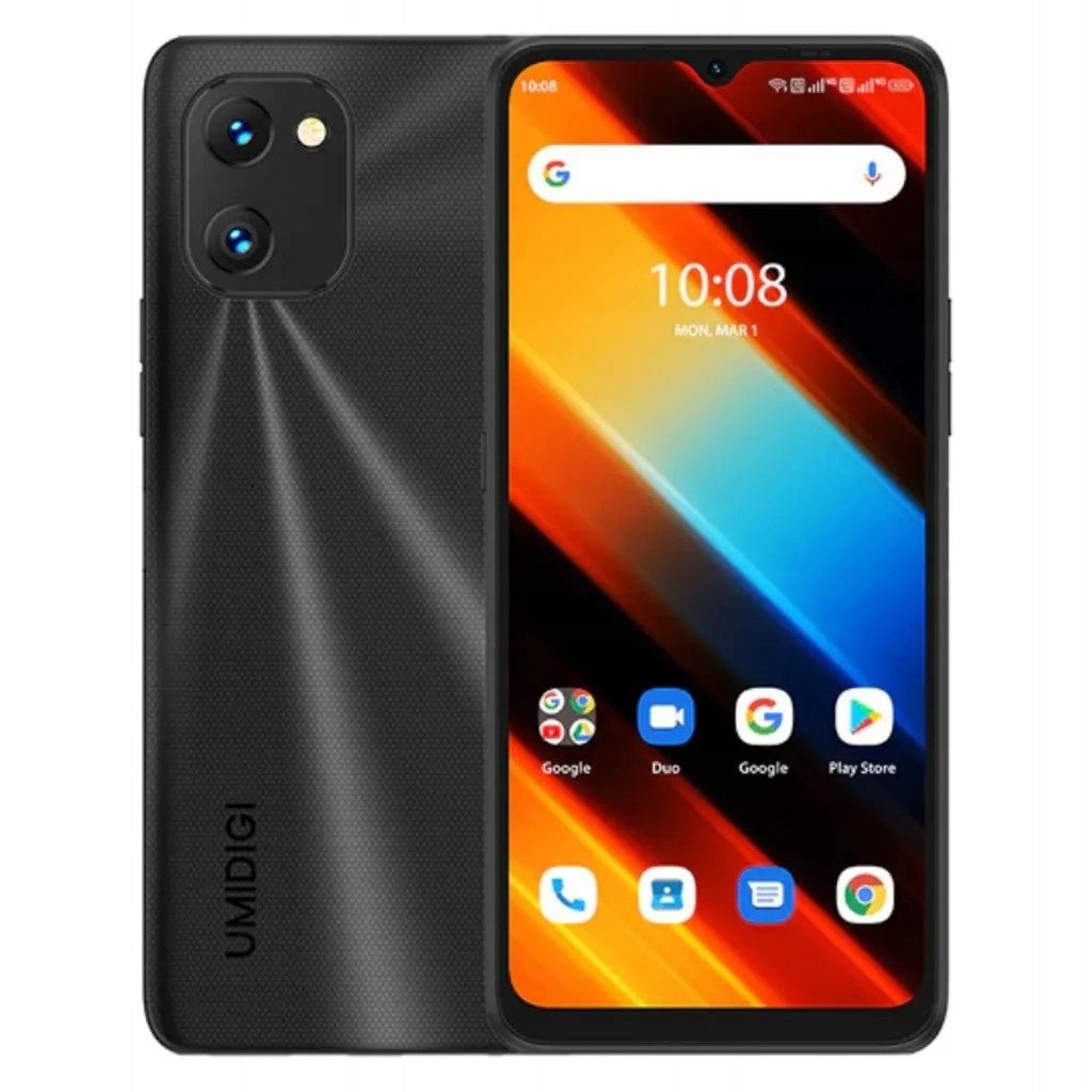 2X UMIDIGI POWER 7S 4/64GB, 6150 mAh, black Built-in memory 64 GB