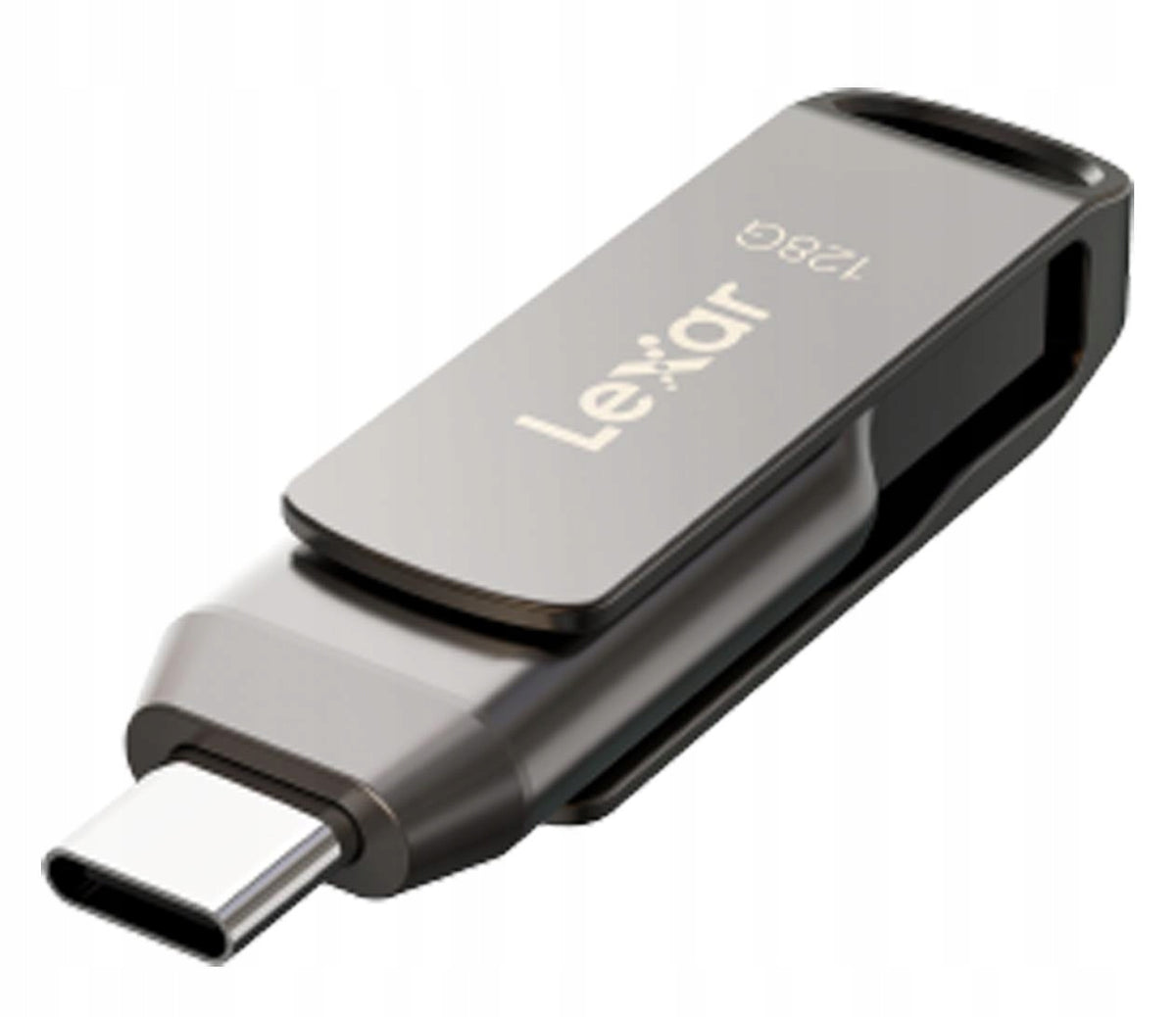 2X USB Flash Drives LEXAR 128GB JumpDrive D400 USB-C / USB-A / Dual Interface Capacity 128 GB