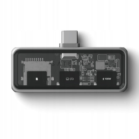 2X USB Hub Satechi Mobile XR Hub with microSD Reader - Mobile USB Adapter-