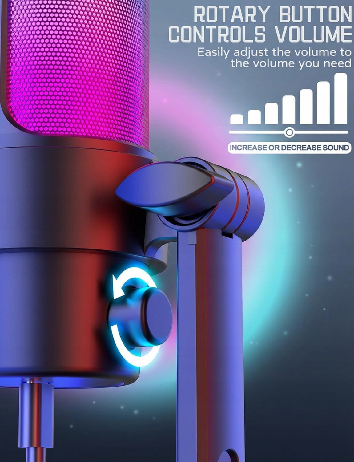2X USB RGB KARAOKE MICROPHONE FOR STREAMING AND GAMING Manufacturer code 4680693014193