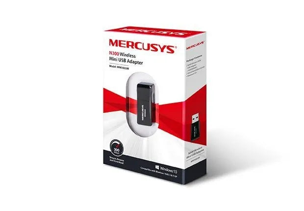 2X USB WiFi Network Card Mercusys MW300UM TP-Link 300Mbps Adapter Mini N3 Manufacturer Mercusys