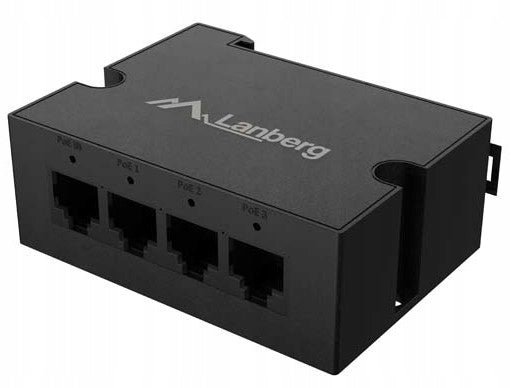 2X Unmanaged Switch Lanberg 1xIN 3xOUT 100Mb PoE Extender Fast Etherne