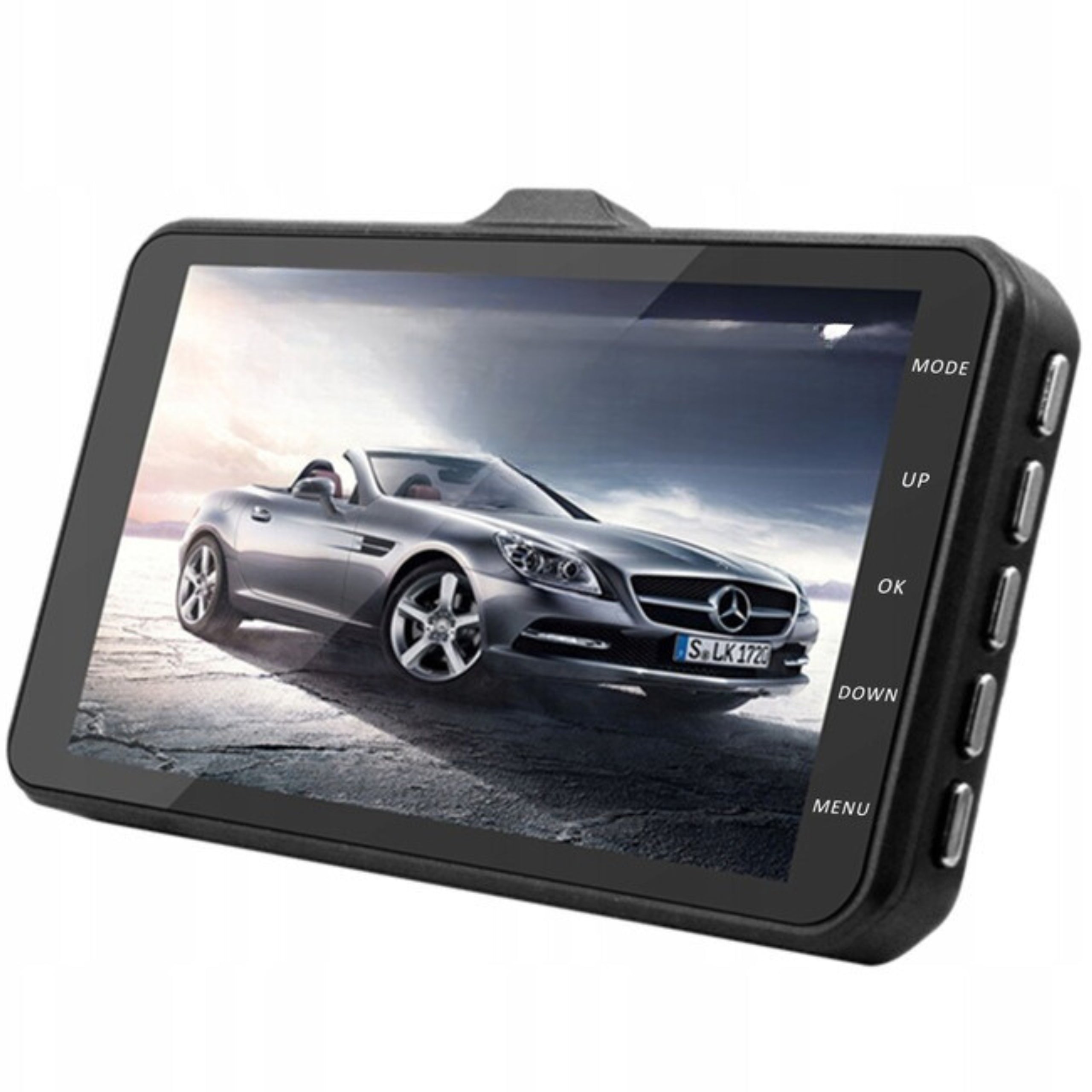 2X VIDEO DRIVING RECORDER REVERSING CAMERA POLISH MENU MONITOR FULLHD TOUCH