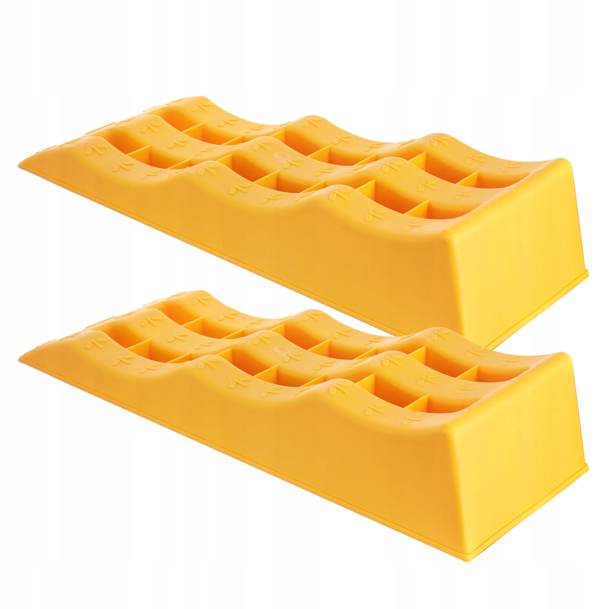 2X WEDGES RAID LEVELING SLEEPERS 2 PIECES SET FOR CARAVAN CAMPING Brand TC Technic