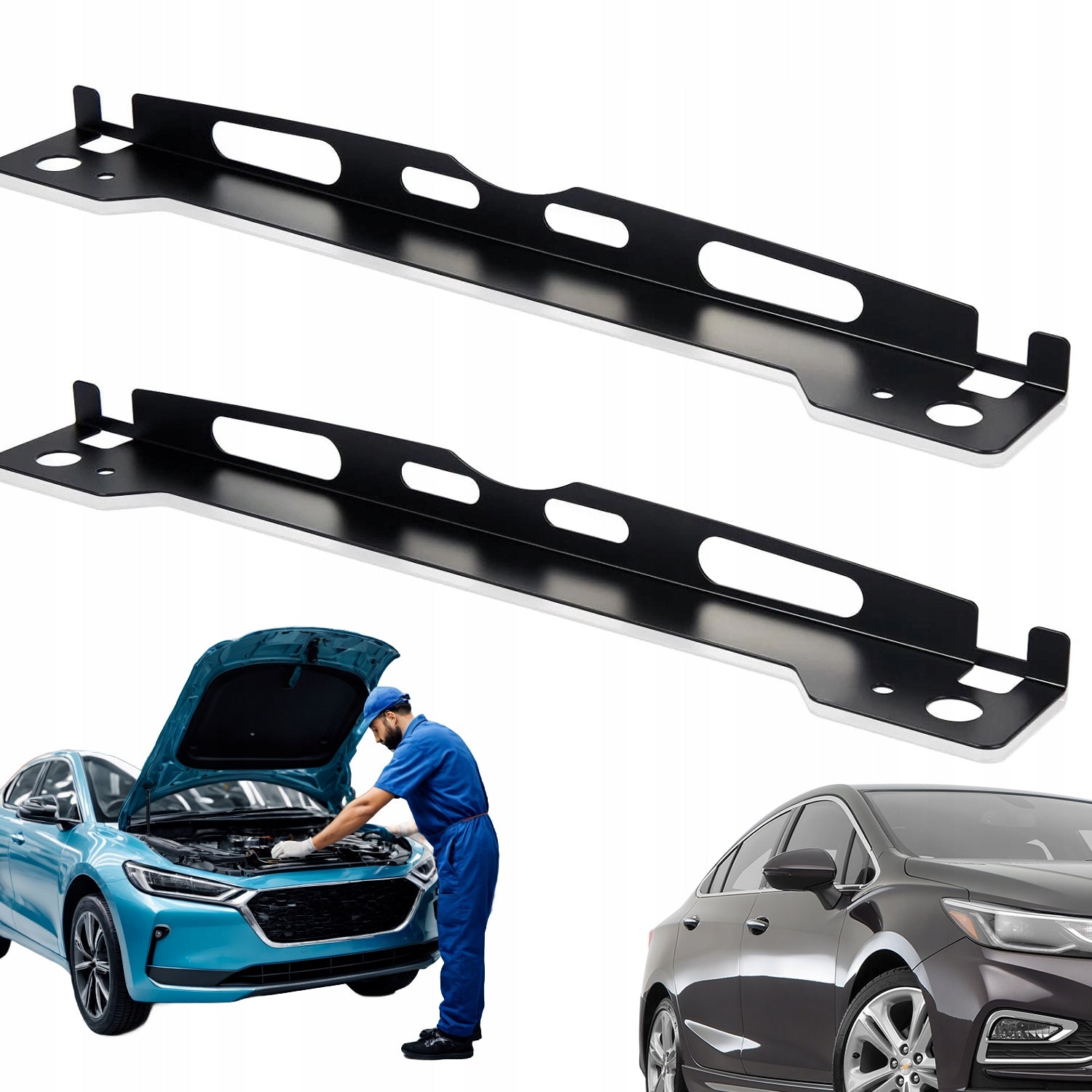 2X WHEEL ALIGNMENT TOOLS MEASURING PLATE ACCURATE SUSPENSION MEASUREMENT