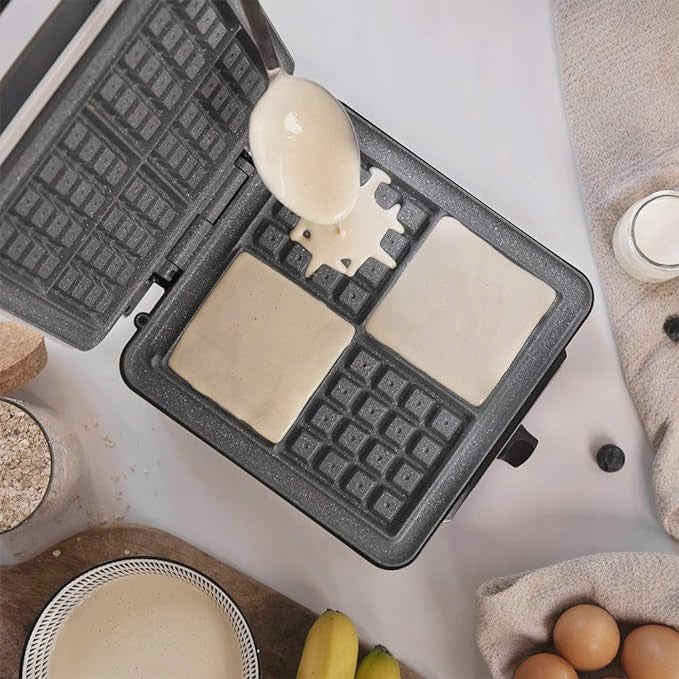 2X Waffle Iron Cecotec Fun Gofrestone 4Inox Brand Cecotec
