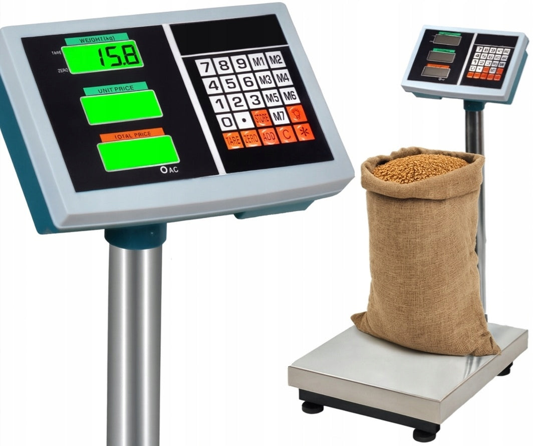 2X Warehouse Scale Industrial Platform Electronic Rechargeable LCD