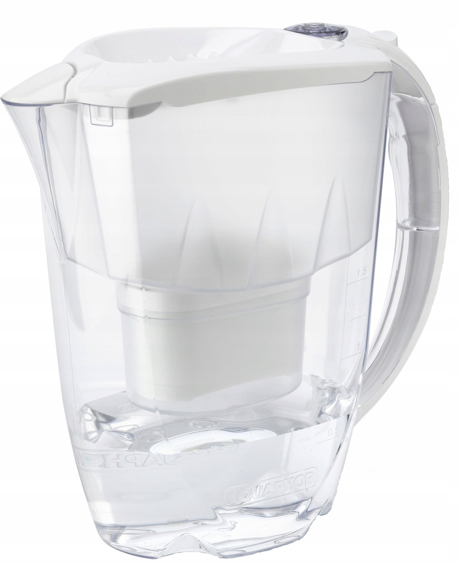 2X Water filter jug Aquaphor Amethyst White + 6 maxfor filters Brand Aquaphor