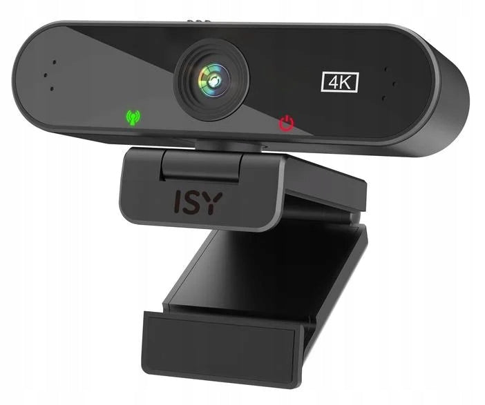 2X Webcam ISY IW-3000 4K Black Model IW-3000