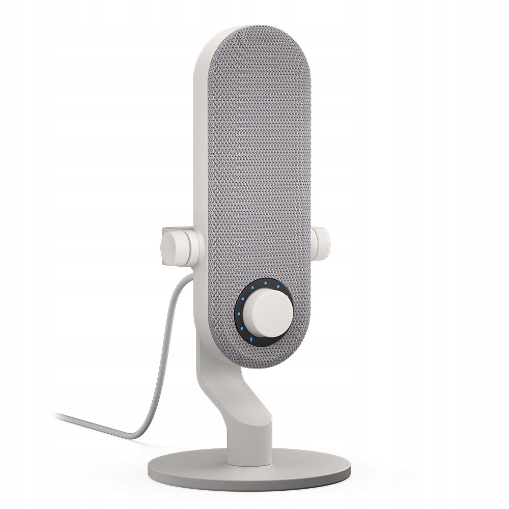 2X Wired Microphone KRUX Pin White USB-C white