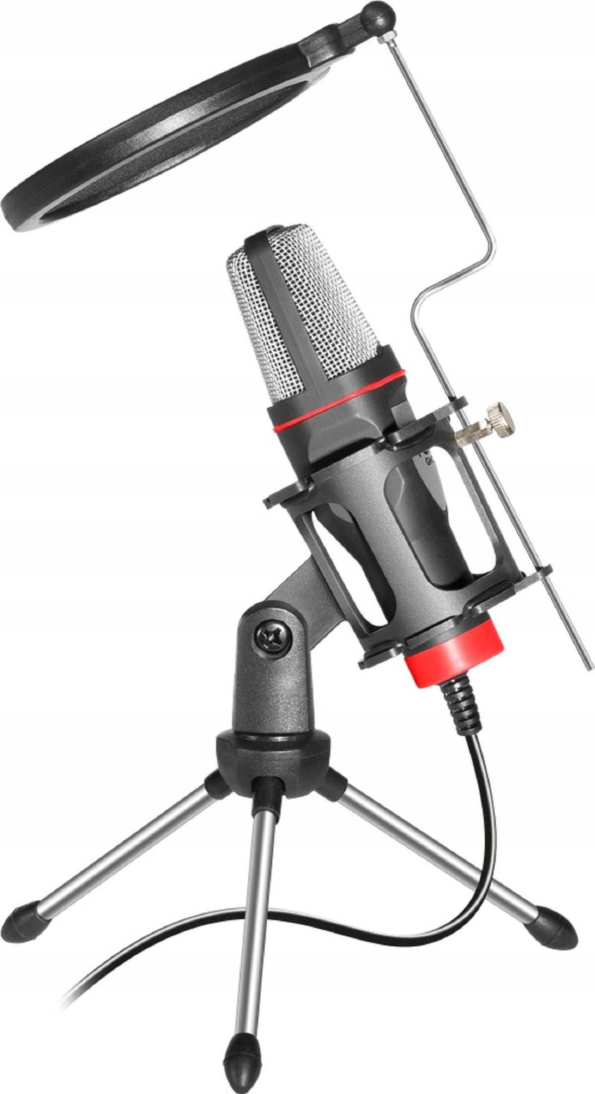2X Wired microphone Defender FORTE GMC 300 with tripod STREAM stream Brand Defender