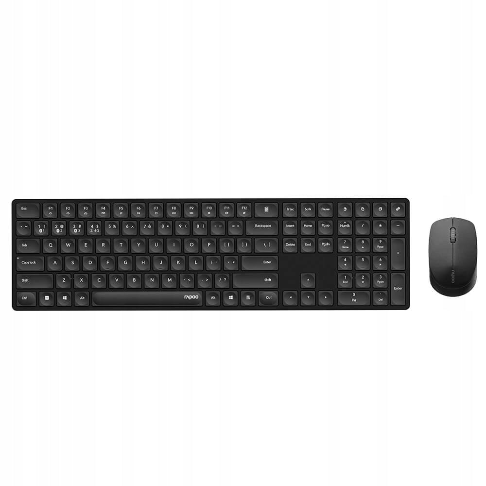 2X Wireless Keyboard RAPOO E8020M Black