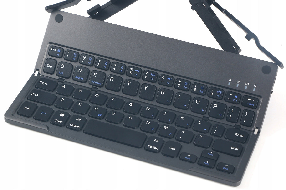 2X Wireless Keyboard for Phone Tablet Foldable B048 Plus Bluetoot Keyboard layout ARABIC (qwerty)