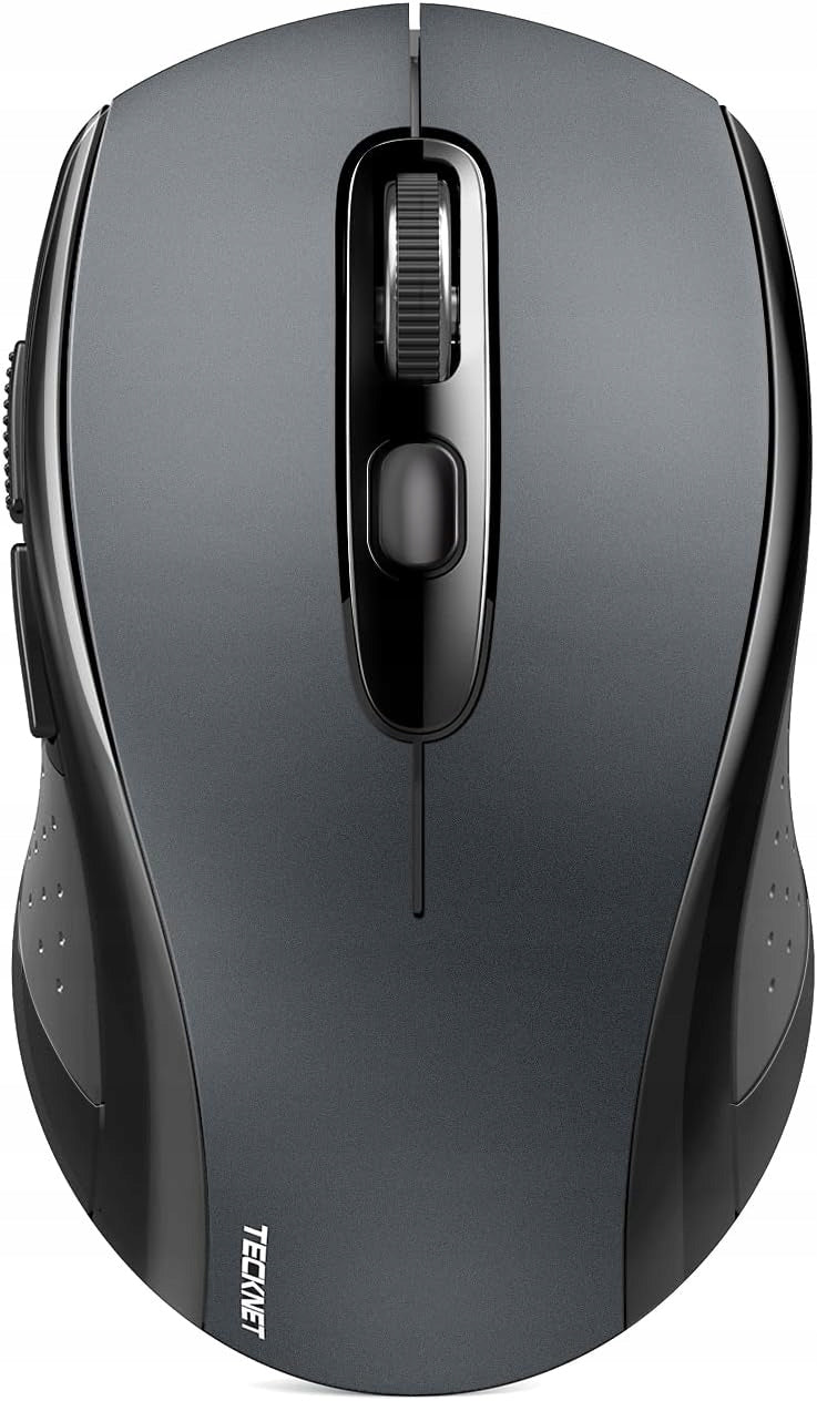 2X Wireless Mouse For Computer 2.4Ghz/Bluetooth Grey