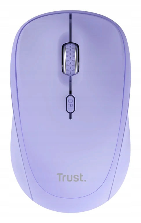 2X Wireless Mouse Trust Yvi+ Compact Multi-Device Office Purple Manufacturer Trust