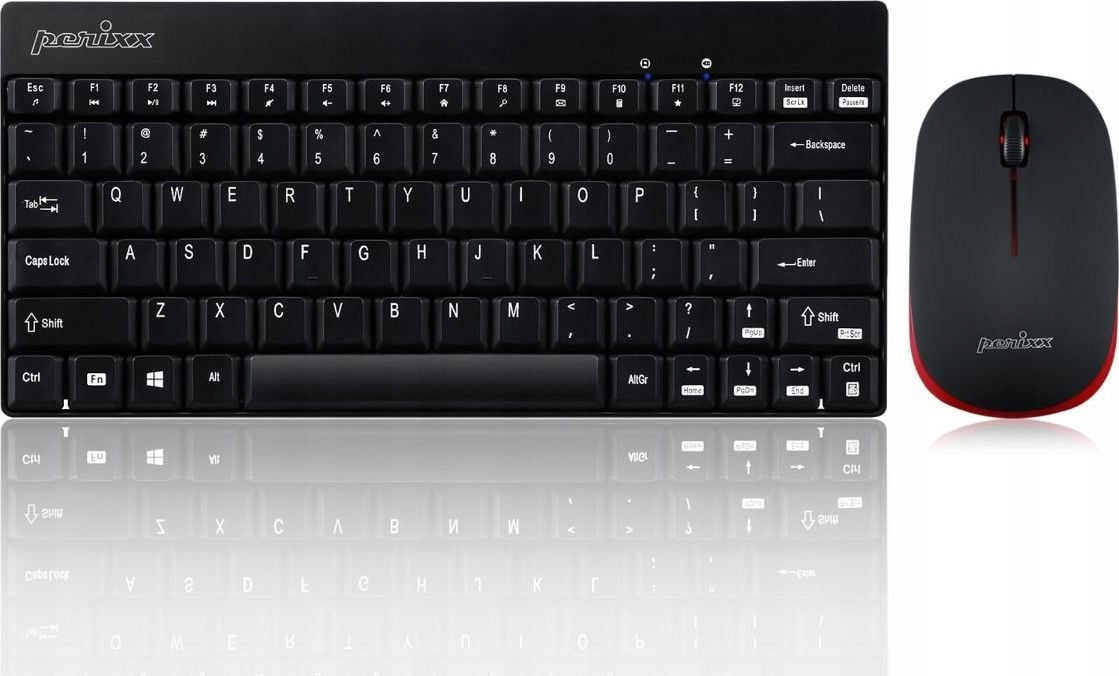 2X Wireless keyboard+mouse set Perixx PERIDUO-712 Compact black M Manufacturer Perixx
