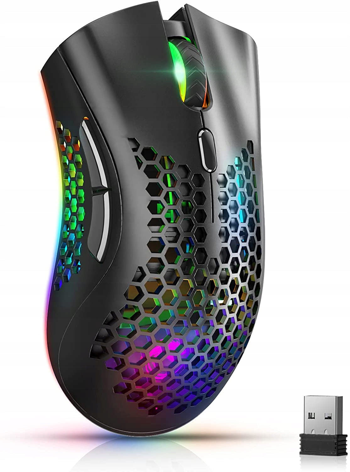 2X Wireless mouse Defender WARLOCK GM-709L optical 2400dpi black RGB Manufacturer Defender