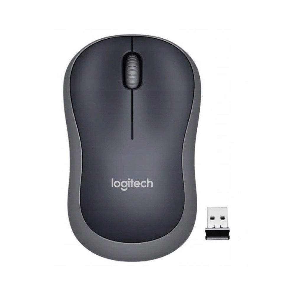 2X Wireless mouse LOGITECH M185 grey