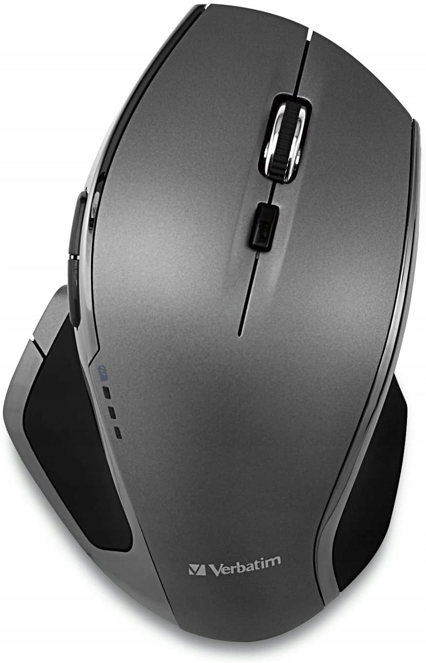 2X Wireless mouse Verbatim Deluxe 1600 DPI black-grey Model 49041