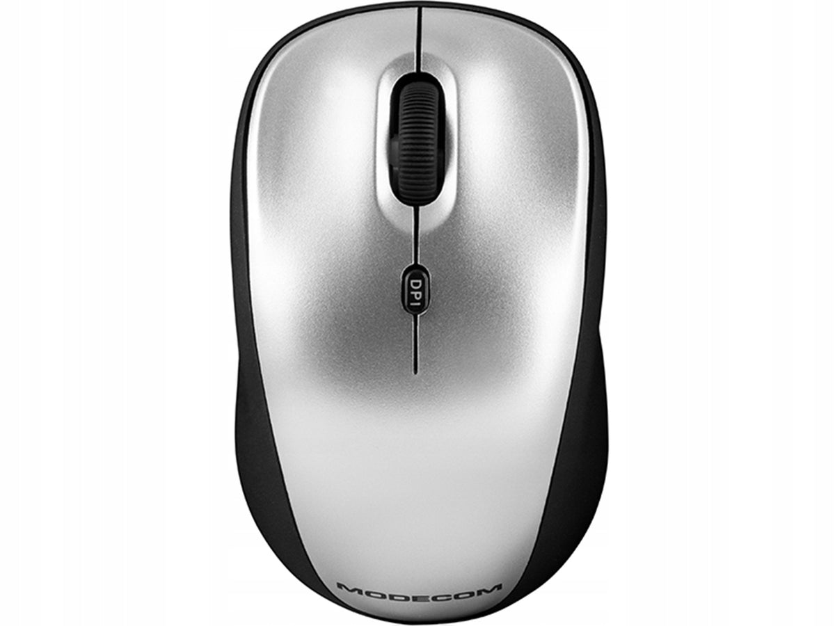 2X Wireless mouse for computer USB optical MODECOM MC-WM6 grey-charm