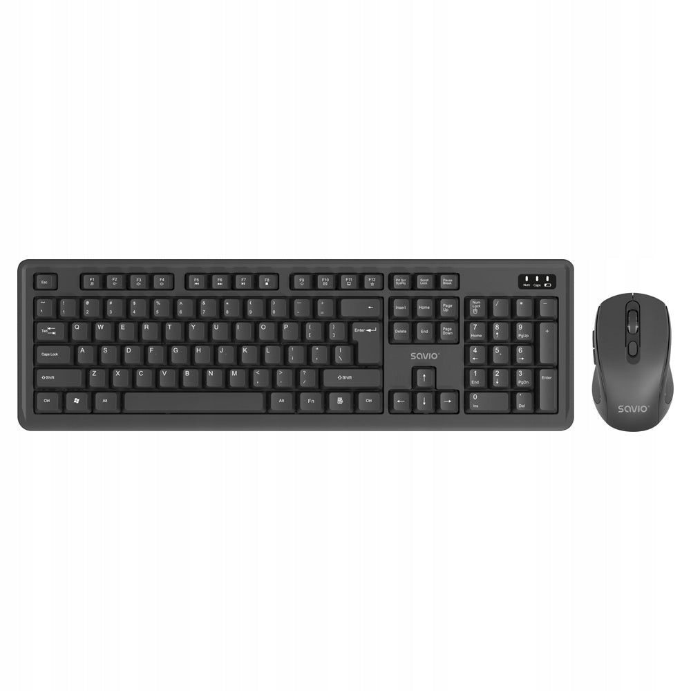 2X Wireless set SAVIO keyboard + mouse KB-03