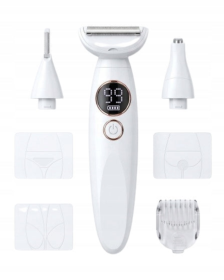 2X Women's Electric Shaver 3in1 White Trimmer Epilator for Women to Biki
