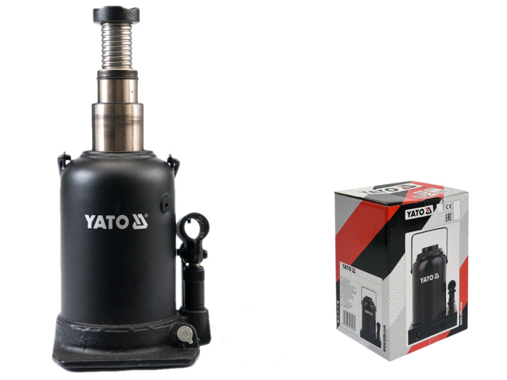 2X YATO HYDRAULIC LIFT TWO-STAGE BOTTLE POST HIGH 12T YT1