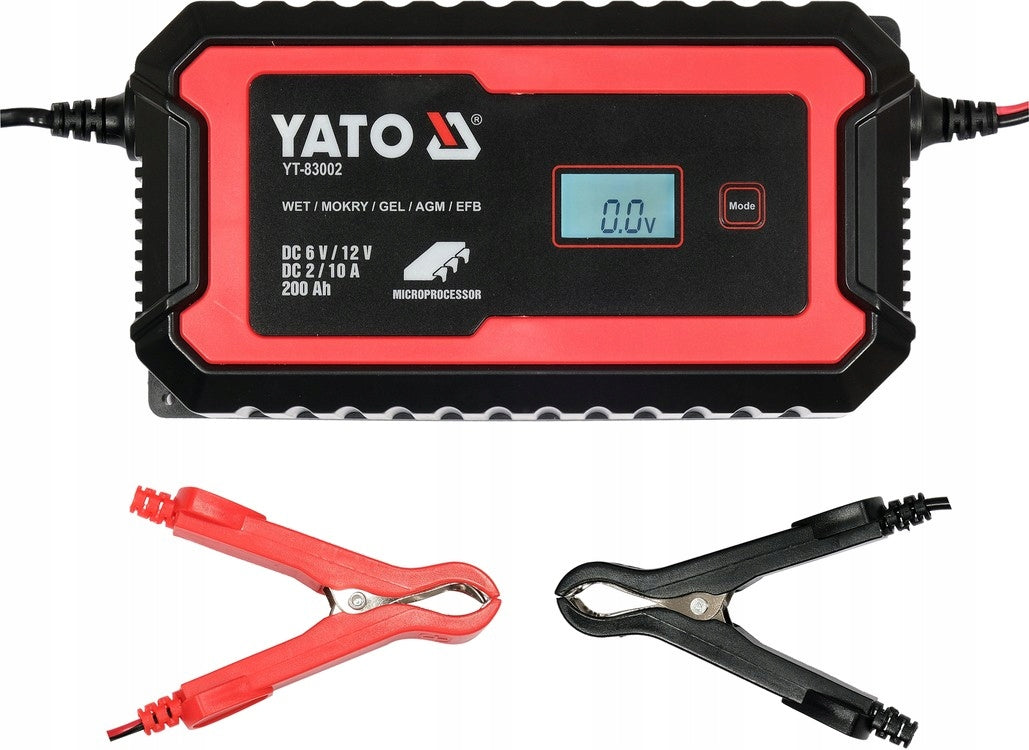 2X YATO RECTIFIER ELECTRONIC DISPLAY LCD RANGE 6V/2A 12V/10A YT-83 Brand Yato