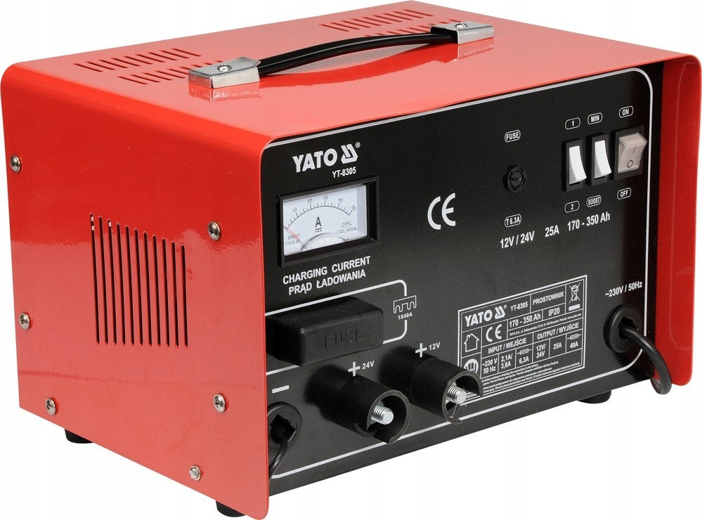 2X YATO - RECTIFIER WITH 12/24V CHARGING ASSISTANCE
