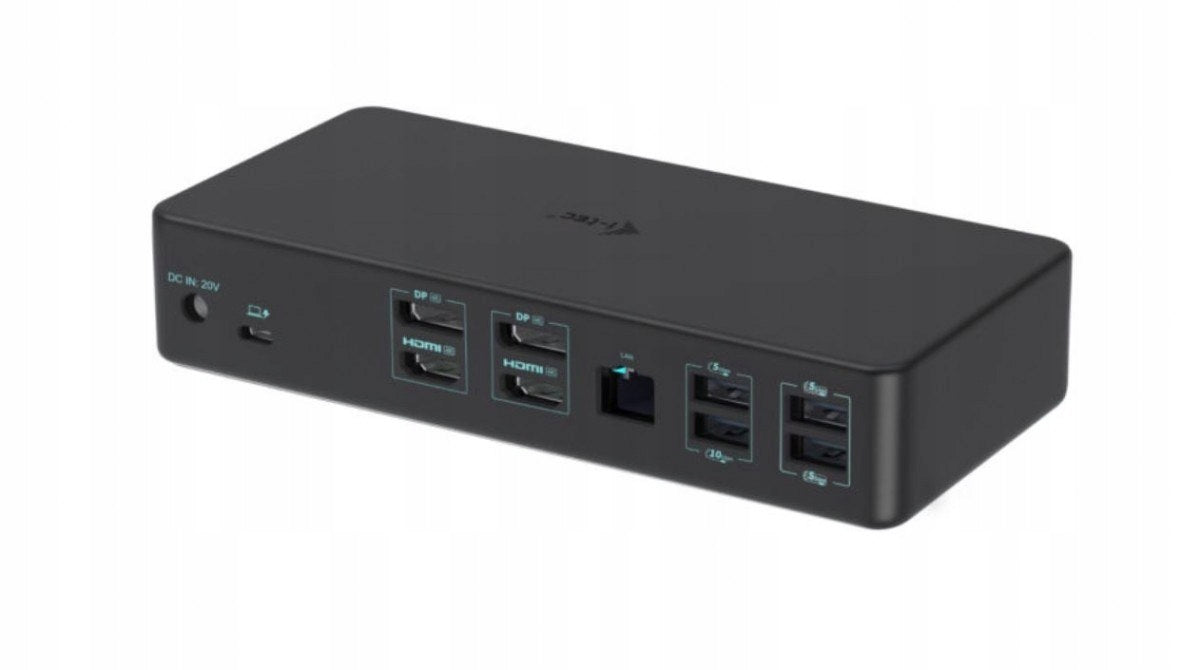 2X i-tec USB 3.0/USB-C/TB3 Professional Dual 4K Display Gen. 2 PD100W