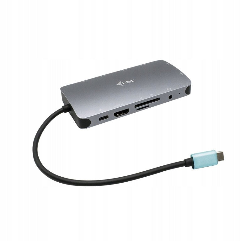 2X i-tec USB-C Metal Nano Travel Dock HDMI VGA LAN SD reader PD 100W