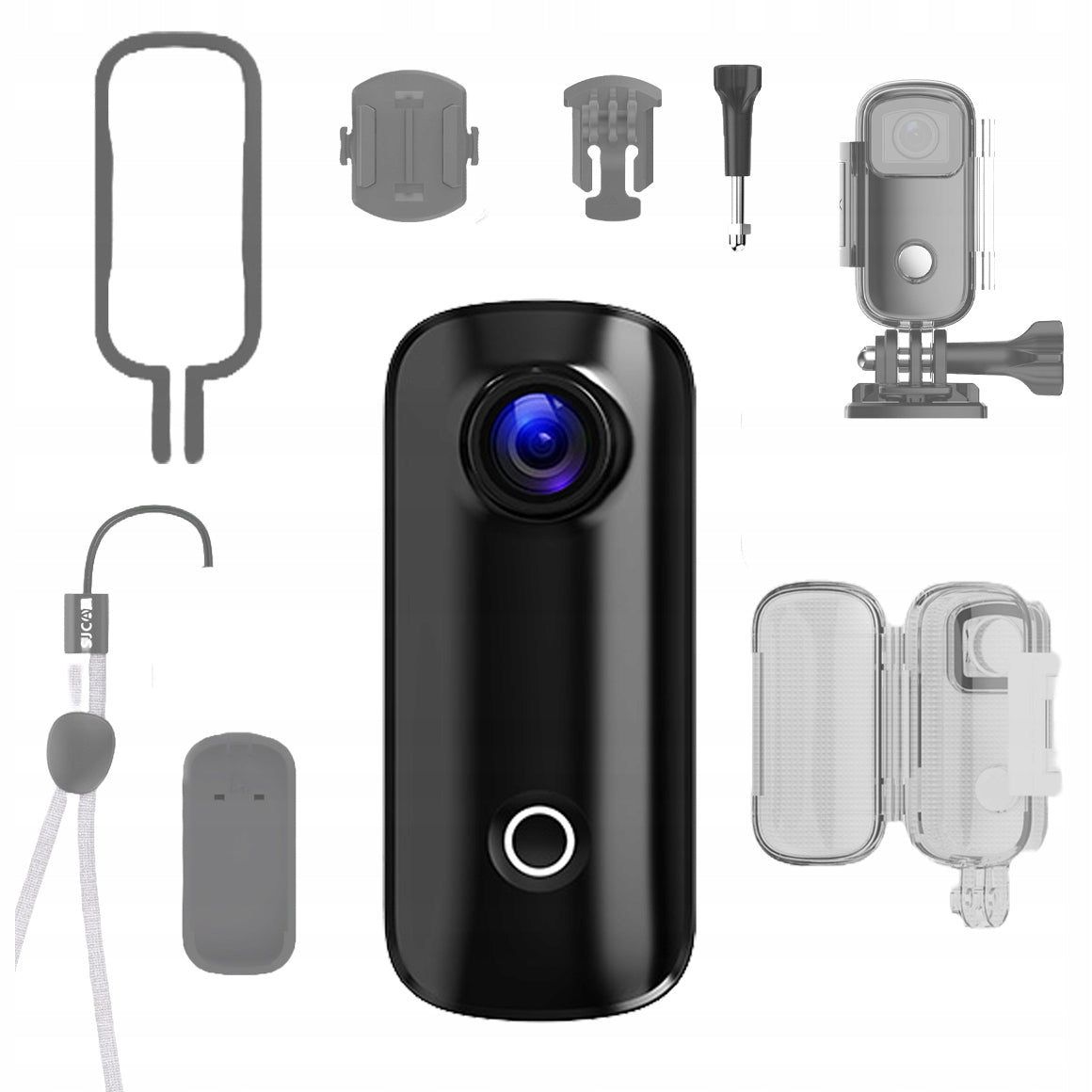 2X mini SPORTS CAMERA SJCAM C100 1080P black small WATERPROOF WIFI vlog
