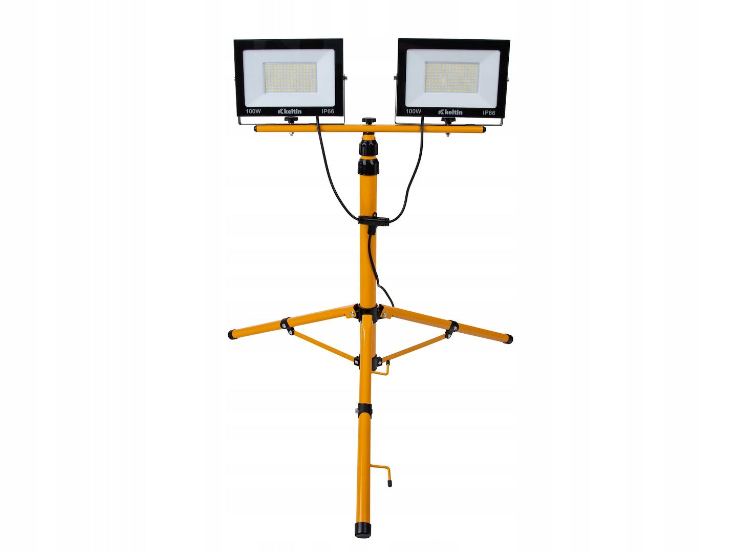 2X100W LED FLOODLIGHT WITH TELESCOPIC CONSTRUCTION TRIPOD Manufacturer code K02051