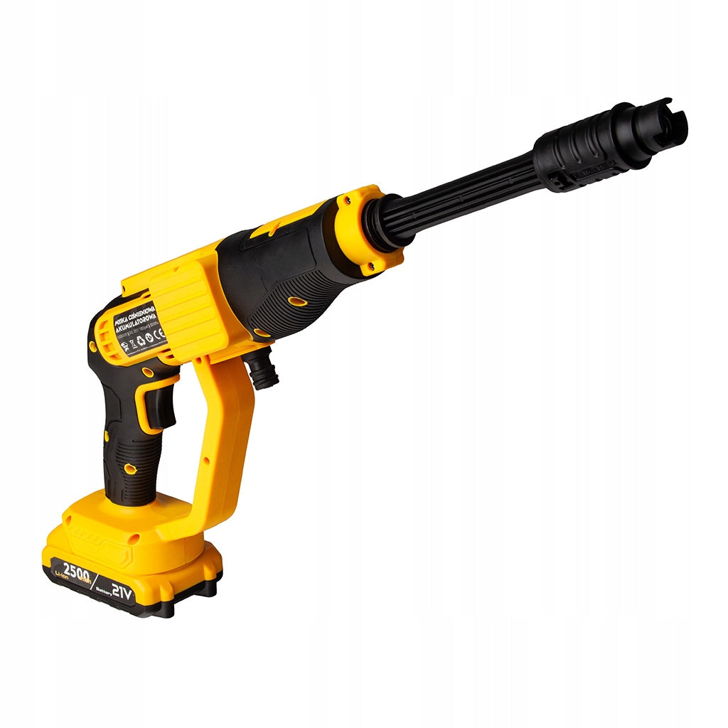 2XAKU 2500MAH CORDLESS PRESSURE WASHER MULTIFUNCTION NOZZLE CASE Operating pressure 10 bar