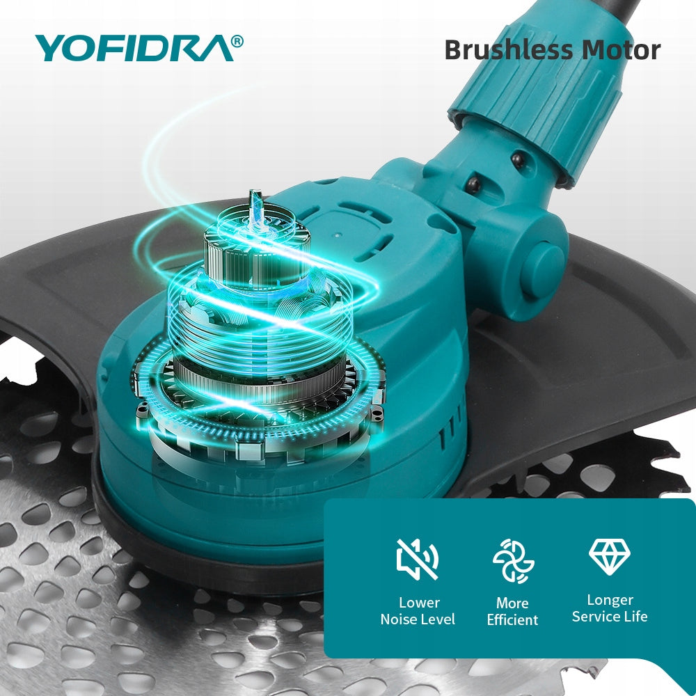2XAKU CORDLESS BRUSHLESS ELECTRIC GRASS TRIMMER STRONG Brand ONEVAN