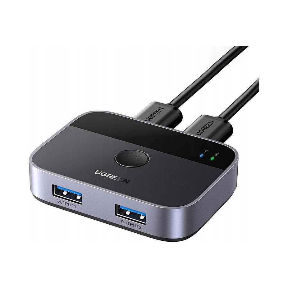 2in1 Adapter 2x USB-A 3.0 (Input) / 2x USB-A (Output) - Grey