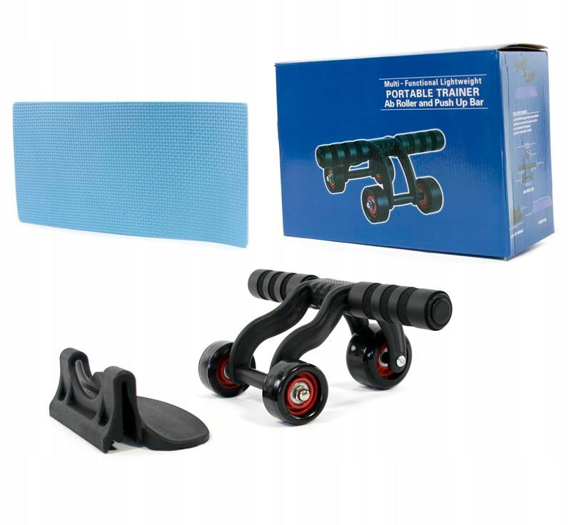 2in1 BELLY EXERCISE WHEEL + PUSH-UP HANDLES