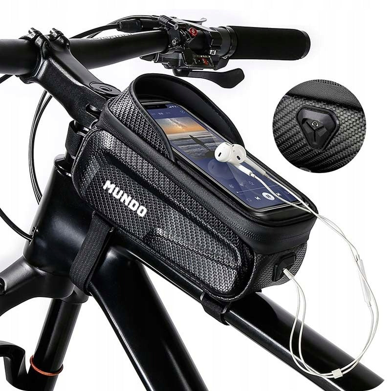2in1 BICYCLE POUCH BAG + PHONE HOLDER SMARTPHONE WATERPROOF 1L MUNDO Brand Mundo