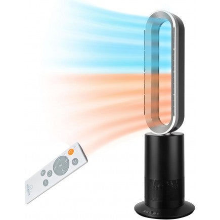 2in1 Bladeless Column Fan with Cooling and Heating, Remote Control Brand no brand