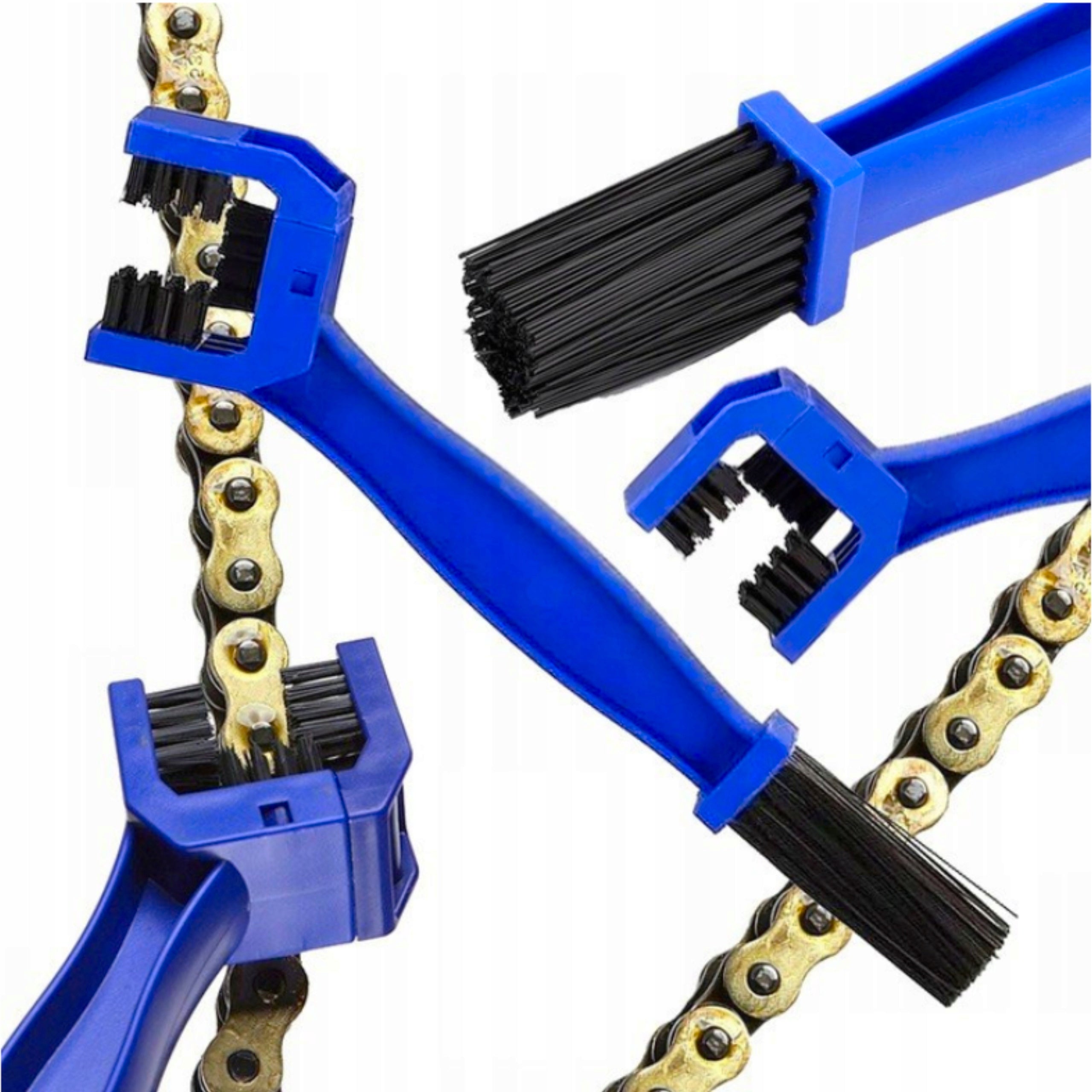 2in1 CHAIN CLEANING BRUSH BIKE MOTOR SEWRIS FOR LUBRICATION