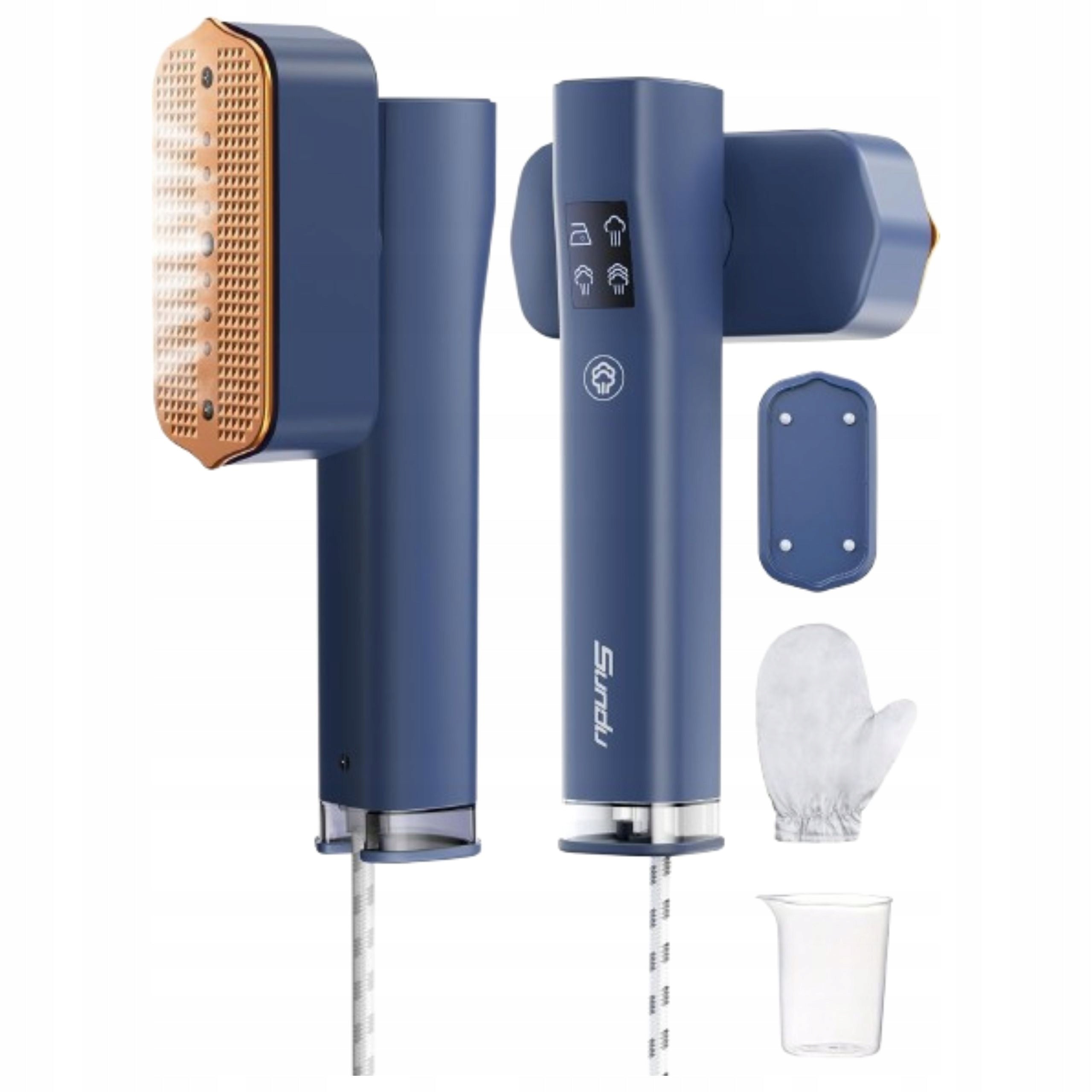 2in1 Clothes Steamer Tourist Iron LED Travel 3 Modes Steam